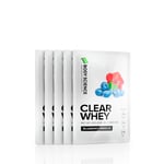 5 x Body Science Clear Whey - Portionspåse - 25g - Blueberry Hibiscus