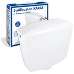 Sanitop-Wingenroth Réservoir de Chasse d'eau Basse Position WC, Toilette, Blanc, 3,5 Litre ou 6 - 9 Litre