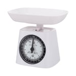 Terraillon Mechanical Kitchen Scale With Bowl 5kg White Traditional Scales