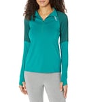 2XU Womens Light Speed 1/2 Zip Jade/Silver Reflective, L