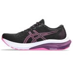 Asics Women's GT-1000 11 Sneaker, Black Hot Pink, 10 UK