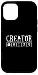 Coque pour iPhone 12/12 Pro Content Creator Vlogger Online Streamer Influenceur Hommes Femmes