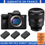 Sony A7R V + FE 50mm f/1.2 GM + 3 Sony NP-FZ100 + Guide PDF MCZ DIRECT '20 TECHNIQUES POUR RÉUSSIR VOS PHOTOS