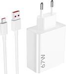 67w Chargeur Rapide Usb Avec Câble Usb C 1m Pour Xiaomi 14t 13t Mix Flip Mix Fold 3 Note 13 Pro 5g, Chargeur Turbo Pour Poco M6 X6 X5 X4 F5 X3 Gt 13 Lite 12s Ultra 12 Lite, Adaptateur Charge[X1806]