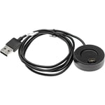 vhbw Câble de charge compatible avec Garmin Quatix 5, 5 Saphir smartwatch traqueurs de fitness noir Station de charge
