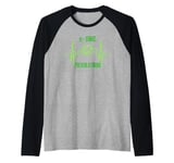 eBike Revolution Bicycle Electric Heartbeat Funny EKG Pulse Raglan Baseball Tee