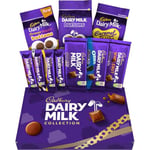 Cadbury Dairy Milk Big Night In Deluxe Christmas Hamper, Includes 10 Assorted Chocolate Bars & Bags, 1.04 kg (Pack of 1)