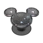 Poignée de téléphone PopSockets avec béquille Extensible, PopSockets pour téléphone, Disney – Paillettes Mickey Cobweb