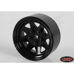 [FR] Rc4Wd 5 Lug Wagon 1.9 Steel Stamped Beadlock Wheels (Black) (4) - RC4ZW0129