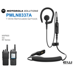 Motorola PMLN8337A 1- Wire Removable Earhook inLine Mic/PTT headset