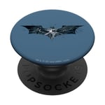 The Dark Knight Rises Cracked Glass Logo PopSockets PopGrip Interchangeable