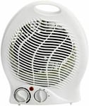 2000W 2KW Portable Silent Electric Fan Heater Hot & Cold Thermostat Flat/Upright