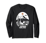 Japan Souvenir Mt Fuji Tokyo Tower Torii Shinkansen Souvenir Long Sleeve T-Shirt