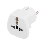 Travel adapter, UK/US/Italy/Switzerland - EU, 250V/13