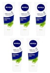 5 x Nivea Hand Cream Soothing Care Moisturising  Skincare Aloe Vera 75ml