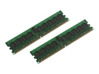 Coreparts - Ddr2 - Sats - 16 Gb: 2 X 8 Gb - Dimm 240-Pin - 667 Mhz / Pc2-5300 - 1.8 V - Registrerad - Ecc