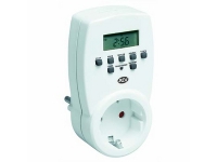 REV 0025300103, Daglig timer/veckotimer, Vit, 230 V, 50 hz