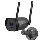 2MP Caméra Surveillance WiFi Extérieur Vision Nocturne avec Audio Bidirectionnel