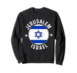 Jerusalem Israel Skyline Souvenirs Jewish Israeli Men Women Sweatshirt