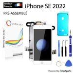 OuiSmart® BLOC LCD POUR IPHONE SE 2022 BLANC ASSEMBLÉ VITRE TACTILE + ECRAN LCD 