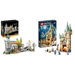 LEGO 10316 Icons The Lord of the Rings: Rivendell, Construct and Display Middle-earth Valley, Large Immersive Set & 76413 Harry Potter Hogwarts: Room of Requirement, Castle Toy for Kids