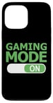 Coque pour iPhone 13 Pro Max Mode de jeu sur console de jeu vidéo amusante PC de jeu