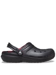 Crocs Men's Classic Lined Buffalo Check Clog Sandal - Black, Black, Size 8, Men