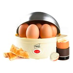 Neo® 3 in 1 Durable Electric Egg Cooker, Boiler, Poacher & Omelette Maker (Cream)