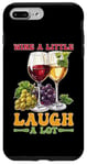 Coque pour iPhone 7 Plus/8 Plus Wine A Little Laugh A Lot Relaxation