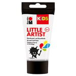 Marabu 03050002070-KiDS Little, Peinture pour Artistes et travaux manuels, Blanc, 75 ML, végétalien, séchage Rapide, pour Enfants à partir de 3 Ans, 03050002070, White