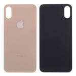 VITRE ARRIERE COMPATIBLE POUR APPLE IPHONE XS GOLD OR