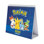 Grupo Erik Pokemon Calendar 2023 - Desktop Calendar 2023-7 x 8 inches / 18 x 20 cm - Pokemon Desk Calendar 2023-12 Month 2023 Planner - Pokemon Gifts