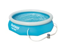 Bestway Fast Set 57270, 3638 L, Uppblåsbar Pool, Blå, 11,1 Kg