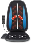 Shiatsu Back Massager with Heat - Deep Tissue Kneading, Full Chair Pad for Home