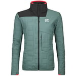 ORTOVOX Swisswool Piz Segnas Jacket W Vert L 2025 - *prix inclut le code BLACK