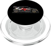 Word Rallye Car Yaris au Rally Monte Carlo PopSockets PopGrip pour MagSafe