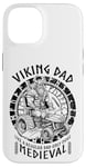 iPhone 14 Funny Viking Dad Medieval Lawn Mower Lawnmower Father Figure Case