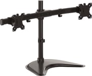 Fellowes Freestanding dobbel horisontal skjermholder (sort)