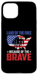 Coque pour iPhone 15 Plus American Veteran Land Of The Free Because Of Brave Usa Flag