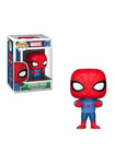 Funko POP! Bobble: Marvel: Holiday Spider-Man With Ugly Sweater - Marvel Comics 