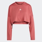 adidas Hyperglam Cut 3-Stripes Lightweight Oversized Sweatshirt Women