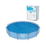 Bestway - Bâche solaire pour piscine 366 cm – – Bleu – Bâche Solaire