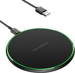 Fast Wireless Charger Charging Pad For Apple iPhone 15, Samsung & All Phones