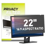 LAMA 22 Inch Computer Privacy Screen Filter, Universal Computer Monitor Privacy Filters (WxH:487mm*274mm), Anti-Spy/Anti-Scratch/Anti-Glare Protector for Widescreen Monitors(16:9)