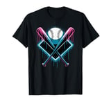 Baseball Home Plate Drip Boys Baseball Bat, Baseball Drip T-Shirt