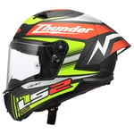 LS2, Casque Moto Intégral Thunder GP Aero Replica Black, XS