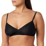 Sloggi Women's Sensual Fresh H Bralette Bra Molded, Black, M