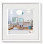 Walther Design Cadre photo blanc 15 x 15 cm New Lifestyle Cadre en plastique KV150W