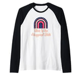 Utah Is the Happiest State Trivia Positive Quotes Raglan Baseball Tee