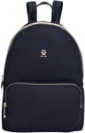 Tommy Hilfiger Women’s Poppy Medium Backpack, Blue (Space Blue), One Size